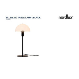 Nordlux Ellen Metal Table Lamp Dome Shade Black,mains - thumbnail 5
