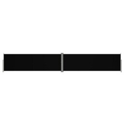 Berkfield Retractable Side Awning Black 160X1000 Cm - thumbnail 2