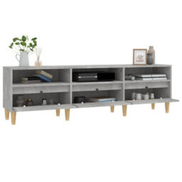 Berkfield Tv Cabinet Concrete Grey 150X30X44.5 Cm Engineered Wood - thumbnail 5