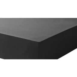 Percale Fitted Sheet In Black - Single