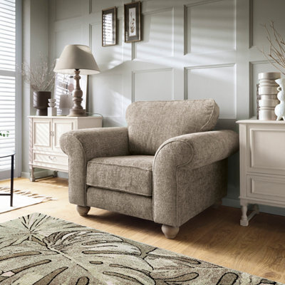 Abakus Direct Ingrid Collection Armchair In Taupe - image 1