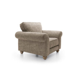 Abakus Direct Ingrid Collection Armchair In Taupe - thumbnail 4