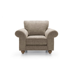 Abakus Direct Ingrid Collection Armchair In Taupe - thumbnail 2