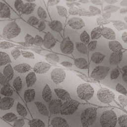 Wylder Grace Leaf Floral Jacquard Room Darkening Eyelet Curtain Pair, Mist Grey, (W) 229Cm X (D) 137Cm - thumbnail 6