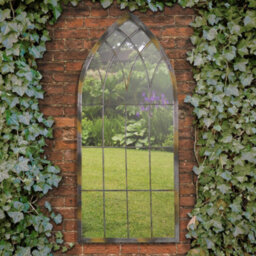 Mirroroutlet Somerley Rustic Arch Garden Mirror 115 X 50 Cm - thumbnail 1