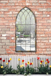 Mirroroutlet Somerley Rustic Arch Garden Mirror 115 X 50 Cm - thumbnail 2