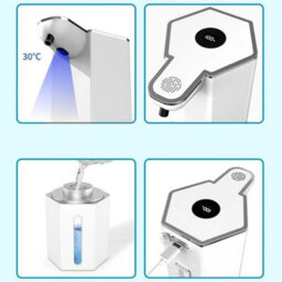 White 360Ml Automatic Soap Dispenser Touchless Gel Sanitizer Sensor Usb Rechargeable - thumbnail 4
