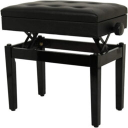 Piano Stool Height Adjustable Piano Wooden Stool Keyboard Stool Cushion Seat - thumbnail 5