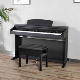 Piano Stool Height Adjustable Piano Wooden Stool Keyboard Stool Cushion Seat - thumbnail 3