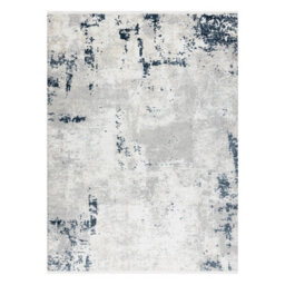 RugsX Modern Carpet Duke 51378 Cream / Blue - Concrete, Stone Structured, Ve  140X190 Cm - thumbnail 3