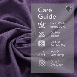 Deconovo Energy Saving 100% Blackout Curtains Eyelet Thermal Insulated With Coating Back Layer 46X72 Inch Purple Grape 1 Pair - thumbnail 6