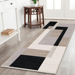 Aspire Homeware Luxury Large Rug, Non-Slip Plush Living Room Hallways Area Carpet, Cosy Floor Rug Milo Neutral (L)150 X (W)80Cm