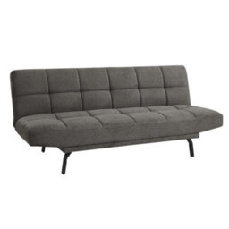 Home Detail Celosia Clic-Clac Sofa Bed With Metal Legs, Grey Linen - thumbnail 3