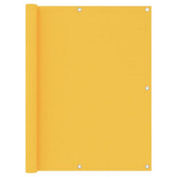 Berkfield Balcony Screen Yellow 120X400 Cm Oxford Fabric - thumbnail 1