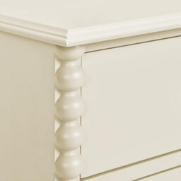 Statement Furniture Cromwell Large 6 Drawer Chest Of Drawers With Bobbin Design - Linen Cream - thumbnail 9