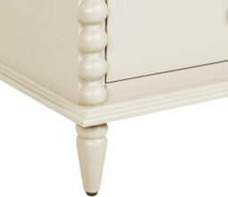 Statement Furniture Cromwell Large 6 Drawer Chest Of Drawers With Bobbin Design - Linen Cream - thumbnail 5