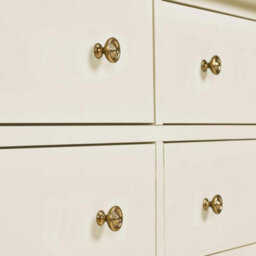 Statement Furniture Cromwell Large 6 Drawer Chest Of Drawers With Bobbin Design - Linen Cream - thumbnail 6