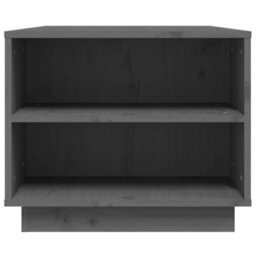 Berkfield Coffee Table Grey 90X49X40.5 Cm Solid Wood Pine - thumbnail 6