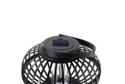 Pauleen 48342 Bliss Solar Lantern Ip44 2700K 7Lm Black Solar Luminaire - thumbnail 3