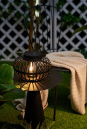 Pauleen 48342 Bliss Solar Lantern Ip44 2700K 7Lm Black Solar Luminaire - thumbnail 4