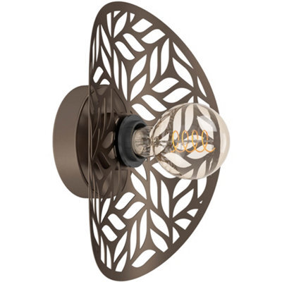 Loops Stylish Modern Design Bronze Wall Light For Indoor Home Decor - image 1