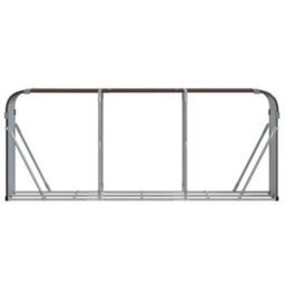 Walplus Log Holder Brown 234X45X100 Cm Galvanised Steel - thumbnail 4