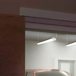 Xample Feit 4Ft 1.2M Led Shop Light With Motion Sensor, 10,000 Lumens, 4000K Cool White, Multi-Directional, Linkable, Pull Chain - thumbnail 1