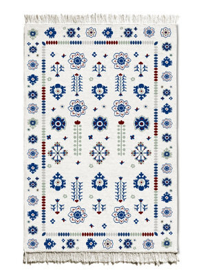 Rozi Etnik Collection Kilim Rug (Double-Sided) - 180 X 120 Cm - image 1