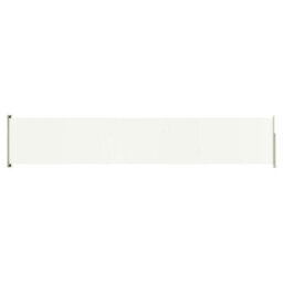 Berkfield Patio Retractable Side Awning 117X600 Cm Cream - thumbnail 2