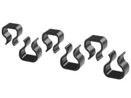Beliani Set Of 6 Outdoor Fastener Clips Black - thumbnail 2