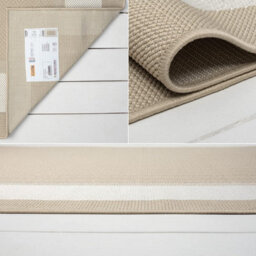 Homeart Outdoor Rugs Easy Cleaning Area Rugs For Balcony,garden,picnic,uv Weather Resistant  Beige Cream, 120 X 170 Cm - thumbnail 5