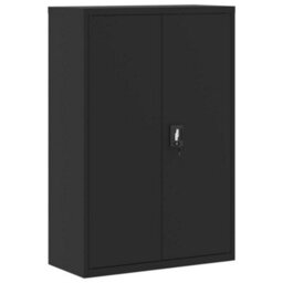 Vidaxl File Cabinet Black 90X40X140 Cm Steel - thumbnail 2