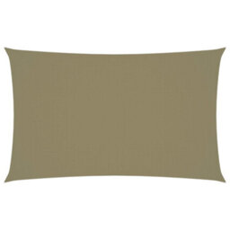 Berkfield Sunshade Sail Oxford Fabric Rectangular 3X6 M Beige