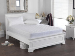 Lancashire Textiles 200 Thread Count 100% Cotton Mattress Protector With Deep Skirt - Double - thumbnail 2