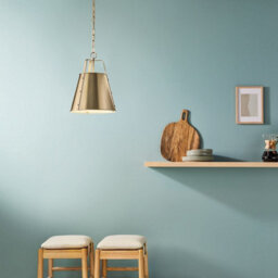 Luminosa Lighting Elstead Etcher Large Pendant Light Champagne Bronze - thumbnail 2
