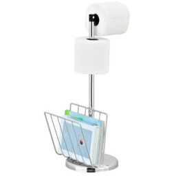 Walplus Furinno Wayar Toilet Paper Holder With Magazine Stand - thumbnail 3