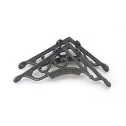 Oakcrafts - Pair Of Antique Cast Iron London Paddington Shelf Brackets - 195mm X 180mm - thumbnail 4