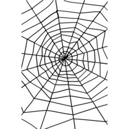 Smiffys Spider Web Decoration Black (One Size) - thumbnail 2