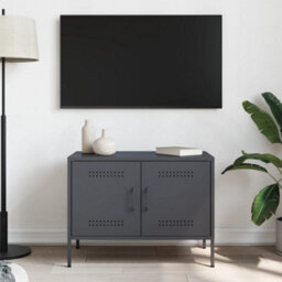 Berkfield Tv Cabinet Anthracite 68X39X50.5 Cm Steel - thumbnail 3