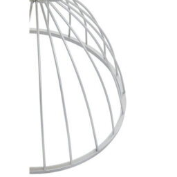 Orsina Jolie Hourglass Mirrored Top Silver Frame Side Table - thumbnail 2