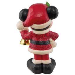 Disney Jim Shore Mickey Mouse 17 Inch Statue With Jingle Bell, Santa Hat, Festive Christmas Decoration - thumbnail 4