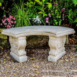 Oakleystone Northern Classic Stone Garden Bench Loveseat - thumbnail 2