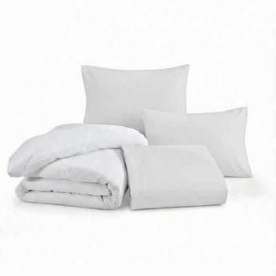 Ameha Duvet 13.5 Tog With White Duvet Cover & Matching Pillowcases, Breathable, Bedding Set, Double 200X200Cm - image 1