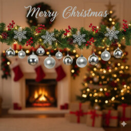 Decoris 2 X 30 Silver Christmas Tree Baubles - thumbnail 4