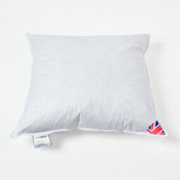 "Homescapes Duck Down Cushion Pads Inner Insert Filler Machine Washable 60 X 60 Cm (24 X 24"")" - thumbnail 4