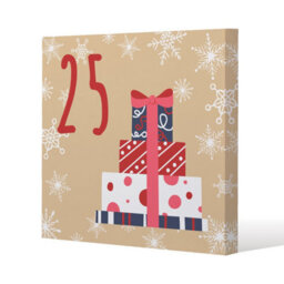 Andrew Lee Advent Calendar 25 Days Of Christmas (Canvas) / 61 X 61 X 4Cm