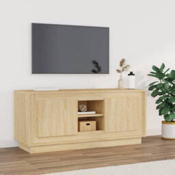 Walplus Tv Cabinet Sonoma Oak 102X35X45 Cm Engineered Wood - thumbnail 1