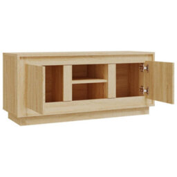 Walplus Tv Cabinet Sonoma Oak 102X35X45 Cm Engineered Wood - thumbnail 7