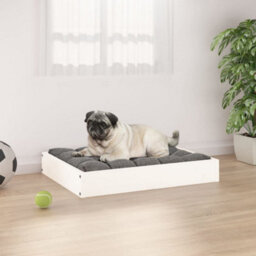 Walplus Dog Bed White 61.5X49X9 Cm Solid Wood Pine - thumbnail 1