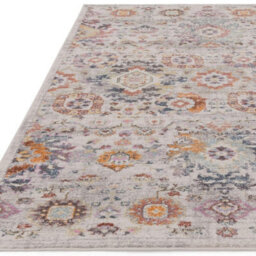 Multicoloured Traditional Persian Abstract Bordered Floral Easy To Clean Rug For Dining Room-160Cm X 230Cm - thumbnail 4